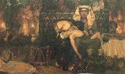 The Death of the first Born Sir Lawrence Alma-Tadema,OM.RA,RWS